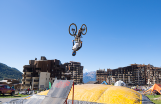 Bike Park Closing : initiation Big Air Bag avec Kévin Meyer