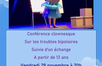 Conférence clownesque "Philomène se démène"