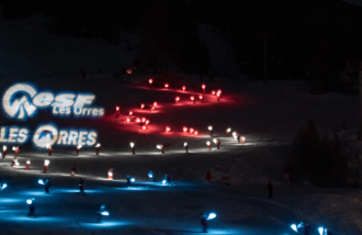 Ski show ESF : Descente aux flambeaux