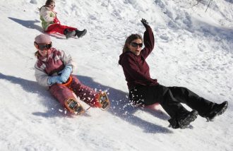 Course de luge des lutins