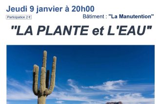 Conférence "La plante et l'eau"