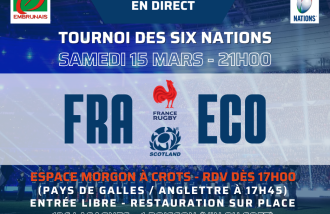 Retransmission France/Écosse - Tournoi des 6 nations