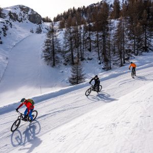 Snow Bike Race à Réallon